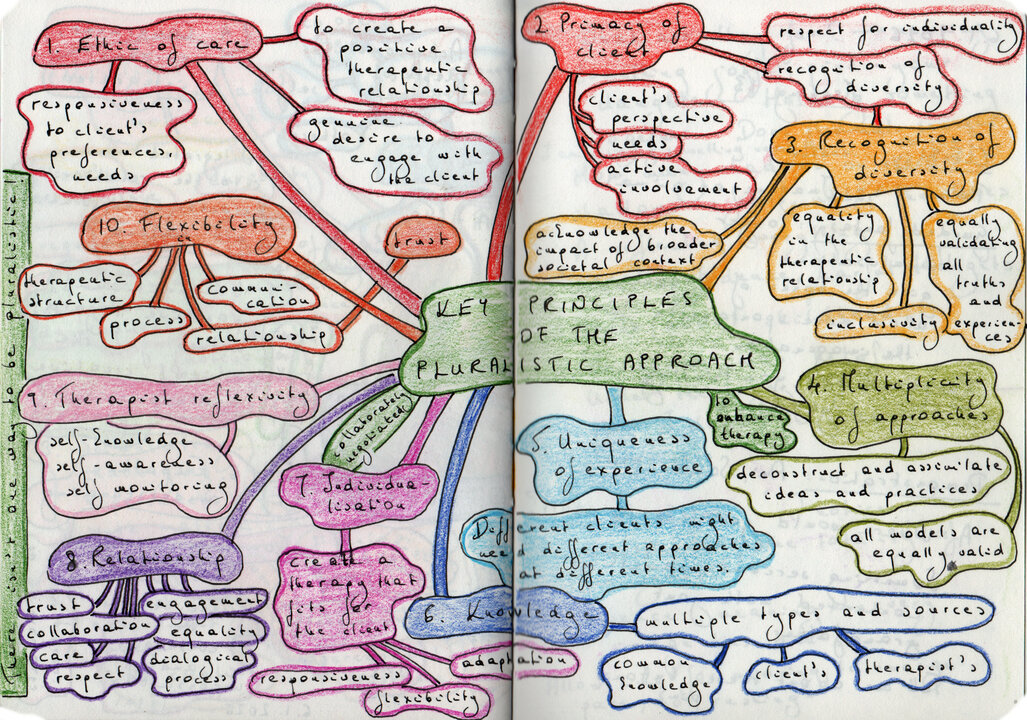 Key Principles of the Pluralistic Approach Mind Map